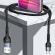 Дата кабель Usams US-SJ450 U55 Aluminum Alloy Braided USB to MicroUSB (1m)