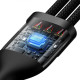 Дата кабель Baseus Flash Series 2 Type-C to MicroUSB-Lightning-Type-C 100W (1.5m) (CASS03020)