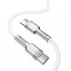 Дата кабель Baseus Cafule Series Metal Type-C to Type-C 100W (1m) (CATJK-C)
