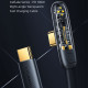 Дата кабель USAMS US-SJ587 Type-C to Type-C PD 100W Right-angle (2m)