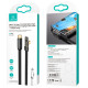 Дата кабель USAMS US-SJ587 Type-C to Type-C PD 100W Right-angle (2m)