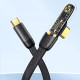 Дата кабель USAMS US-SJ587 Type-C to Type-C PD 100W Right-angle (2m)