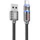 Дата кабель Hoco U122 Lantern Transparent Discovery Edition USB to Type-C (1.2m)