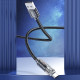 Дата кабель Hoco U122 Lantern Transparent Discovery Edition USB to Type-C (1.2m)