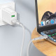 Дата кабель Hoco U120 Transparent explore intelligent power-off USB to Type-C 5A (1.2m)