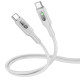 Дата кабель Hoco U120 Transparent explore intelligent power-off PD 60W Type-C to Type-C (1.2m)