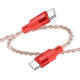 Дата кабель Hoco X99 Crystal Junction Type-C to Type-C 60W (1.2m)