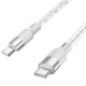 Дата кабель Hoco X99 Crystal Junction Type-C to Type-C 60W (1.2m)