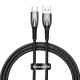 Дата кабель Baseus Glimmer Series Fast Charging Data Cable USB to Type-C 100W 1m (CADH00040)