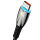 Дата кабель Baseus Glimmer Series Fast Charging Data Cable USB to Type-C 100W 1m (CADH00040)