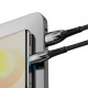 Дата кабель Baseus Glimmer Series Fast Charging Data Cable USB to Type-C 100W 1m (CADH00040)
