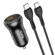 АЗП Hoco NZ5 Smooth road PD30W + QC3.0 + Type-C to Type-C
