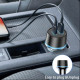 АЗП Borofone BZ21 Brilliant 48W PD30W+QC3.0 (1Type-C/1USB) + Type-C to Lightning