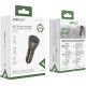 АЗП Acefast B10 metal car charger 60W (USB-C + USB-C) with digital display