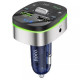 АЗП FM модулятор Hoco E71 Crystal transparent QC3.0