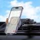 Автотримач з БЗП Hoco HW8 Transparent Discovery Edition (center console)