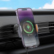 Автотримач з БЗП Hoco HW7 Transparent Discovery Edition (air outlet)