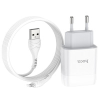 МЗП Hoco C73A (2USB/2.4A) + lightning