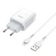 МЗП Hoco C73A (2USB/2.4A) + lightning