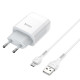 МЗП Hoco C73A (2USB/2.4A) + microUSB