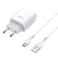 МЗП Hoco C72A (1USB/2.1A) + Type-C