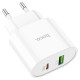МЗП HOCO C95A PD 20W+QC3.0 (1USB/Type-C/3A)