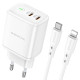 МЗП Borofone BN9 PD35W (2Type-C) + Type-C to Lightning