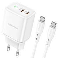 МЗП Borofone BN9 PD35W (2Type-C) + Type-C to Type-C