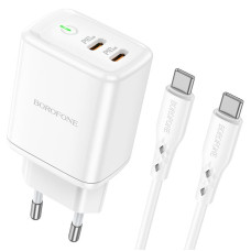 МЗП Borofone BN9 PD35W (2Type-C) + Type-C to Type-C