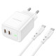 МЗП Borofone BN9 PD35W (2Type-C) + Type-C to Type-C