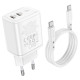 МЗП Borofone BN9 PD35W (2Type-C) + Type-C to Type-C