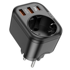 МЗП Hoco NS3 Multifunctional PD20W (2USB/1Type-C/1xSocket)