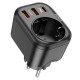 МЗП Hoco NS3 Multifunctional PD20W (2USB/1Type-C/1xSocket)