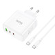 МЗП Hoco N30 Glory PD65W (2Type-C/1USB) + Type-C to Type-C