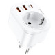 МЗП Hoco NS3 Multifunctional PD20W (2USB/1Type-C/1xSocket)
