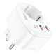 МЗП Hoco NS3 Multifunctional PD20W (2USB/1Type-C/1xSocket)