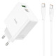 МЗП Hoco C113A Awesome PD65W (1USB/1Type-C) + Type-C to Type-C