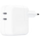 МЗП 35W Dual USB-C Port Power Adapter for Apple (AAA) (no box)