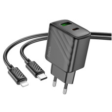 МЗП Hoco CS23A Sunlight PD30W+QC3.0 + Type-C to Lightning