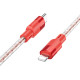 Дата кабель Hoco X99 Crystal Junction PD 27W Type-C to Lightning (1.2m)