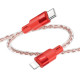 Дата кабель Hoco X99 Crystal Junction PD 27W Type-C to Lightning (1.2m)