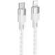 Дата кабель Hoco X99 Crystal Junction PD 27W Type-C to Lightning (1.2m)