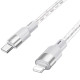 Дата кабель Hoco X99 Crystal Junction PD 27W Type-C to Lightning (1.2m)