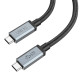 Дата кабель Hoco US06 Type-C to Type-C 100W USB3.2 20Gbps (2m)