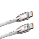 Дата кабель Baseus Glimmer Series Fast Charging Type-C to Type-C 100W 1m (CADH00070)