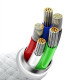 Дата кабель Baseus Glimmer Series Fast Charging Type-C to Type-C 100W 1m (CADH00070)