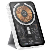 Портативний зарядний пристрій Power Bank Hoco Q10 Transparent PD20W з БЗП 5000 mAh