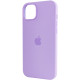 Чохол Silicone case (AAA) full with Magsafe для Apple iPhone 14 Plus (6.7