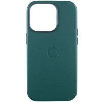 Шкіряний чохол Leather Case (AAA) with MagSafe and Animation для Apple iPhone 14 Pro (6.1