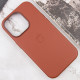 Шкіряний чохол Leather Case (AAA) with MagSafe and Animation для Apple iPhone 14 Pro (6.1